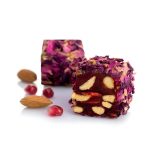 Pétale de rose grenade et amande